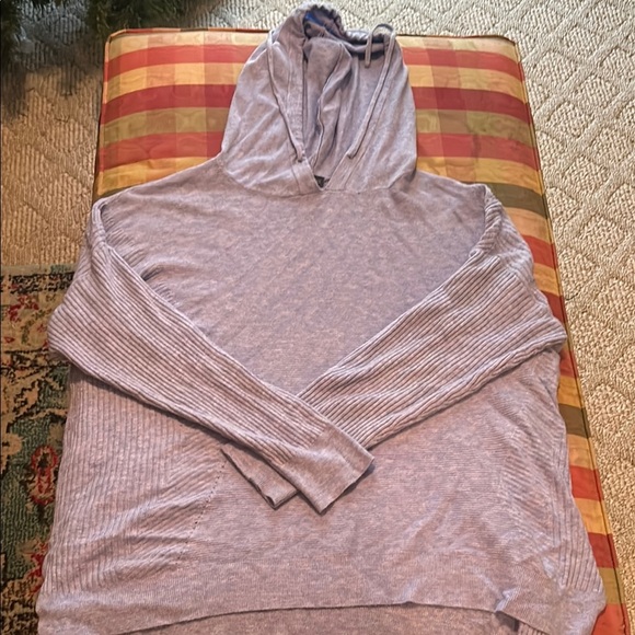 Women's light periwinkle Hooded Sweater - Picture 1 of 4